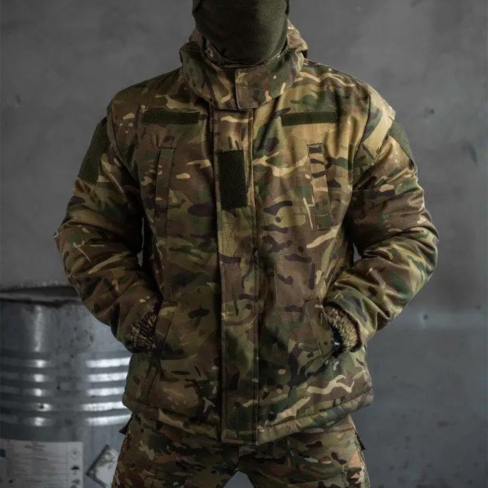 Multicam Tactical Winter Jacket with Fleece Water-Repellent