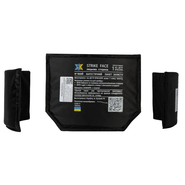 Full set of groin and side soft armor plates for tactical use