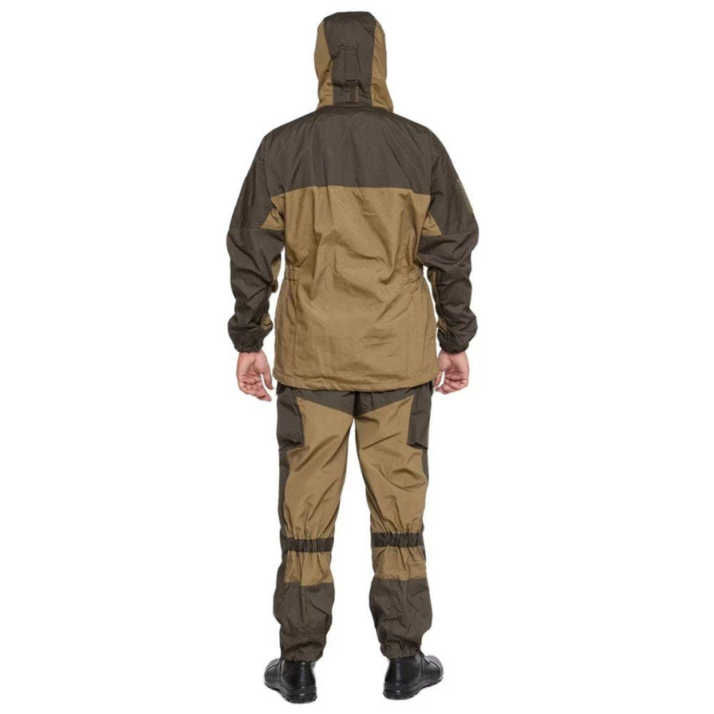 Back view of the Gorka 3 Coyote uniform highlighting the durable fabric and fit.