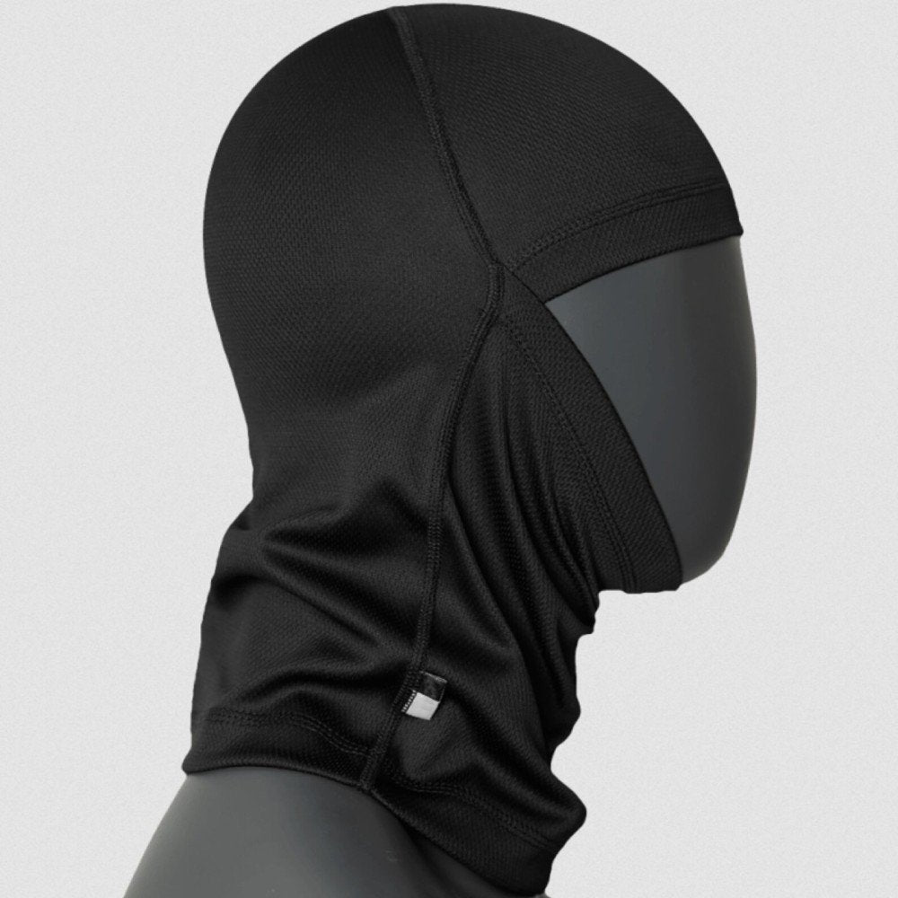 Side View of Black Tactical CoolPass Balaclava