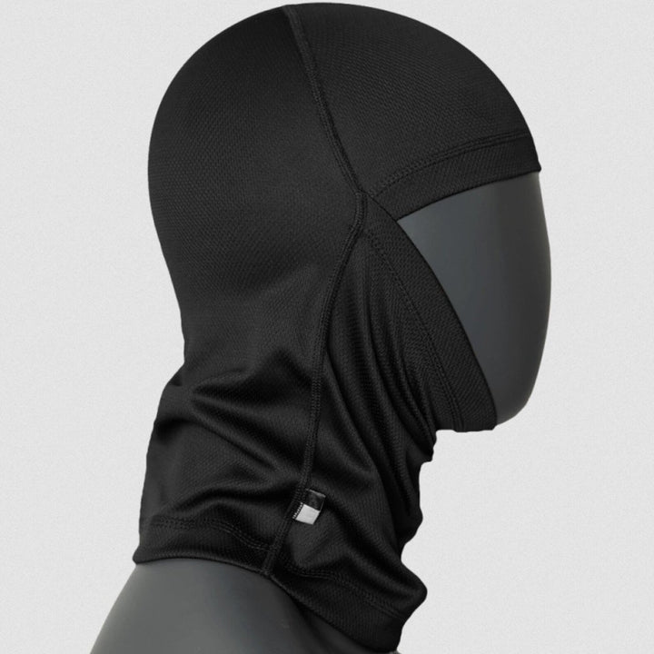Side View of Black Tactical CoolPass Balaclava