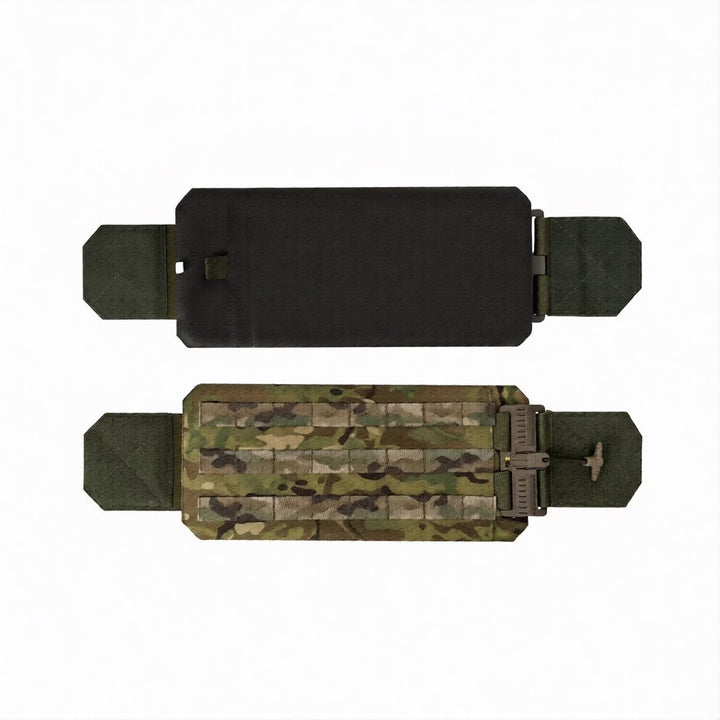 Multicam cummerbands for plate carrier with quick release system and ballistic insert pockets