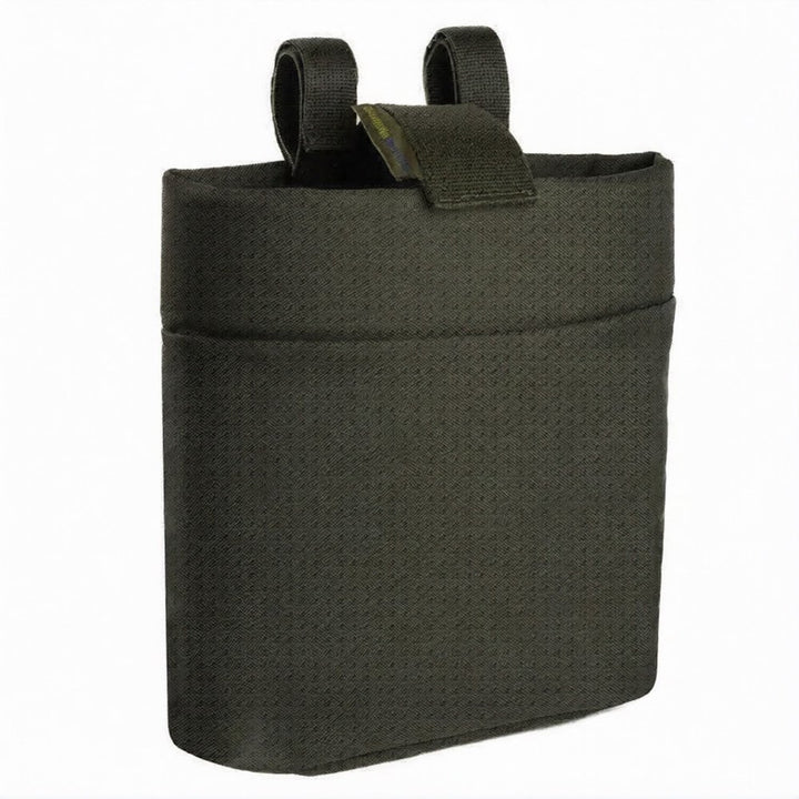 Olive tactical magazine pouch with open-top retention system
