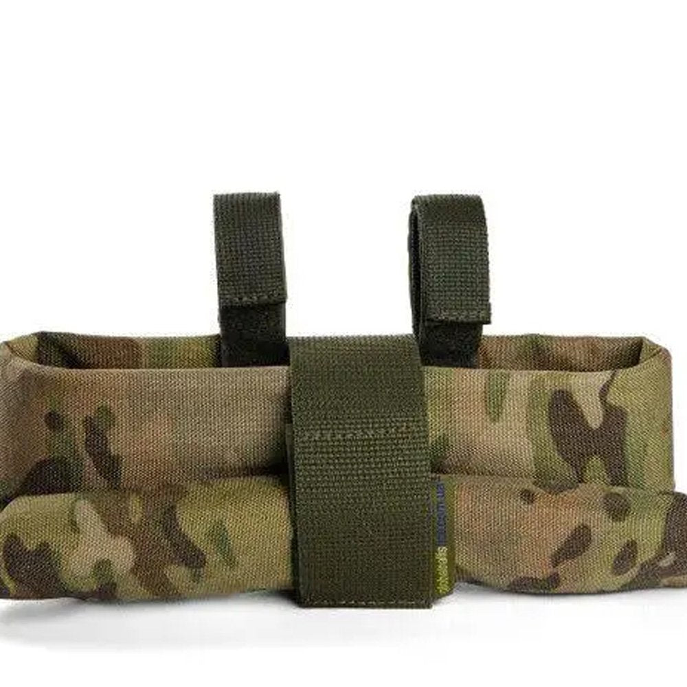 Multicam open-top mag pouch with MOLLE attachment straps