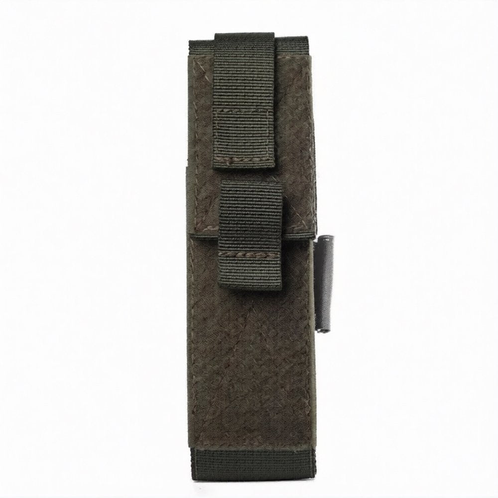 Front view of olive CAT tourniquet pouch made in Ukraine