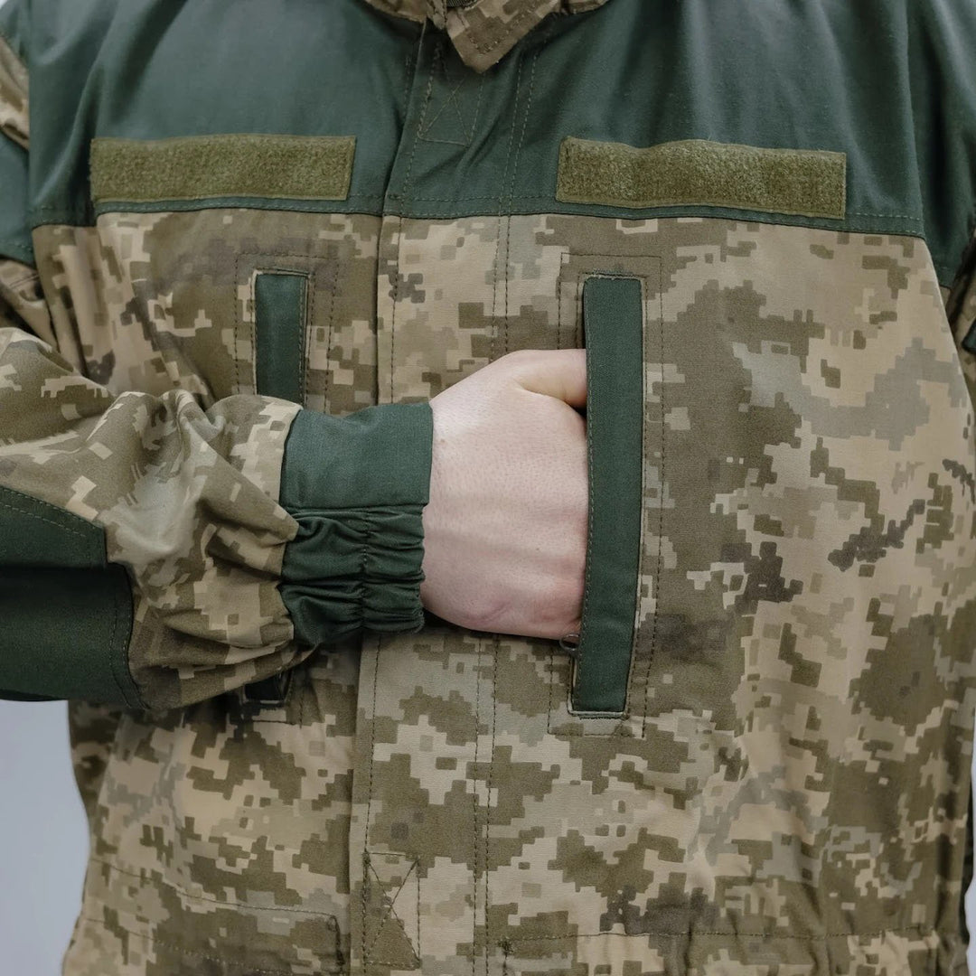 Gorka 5 tactical jacket chest pocket pixel camouflage