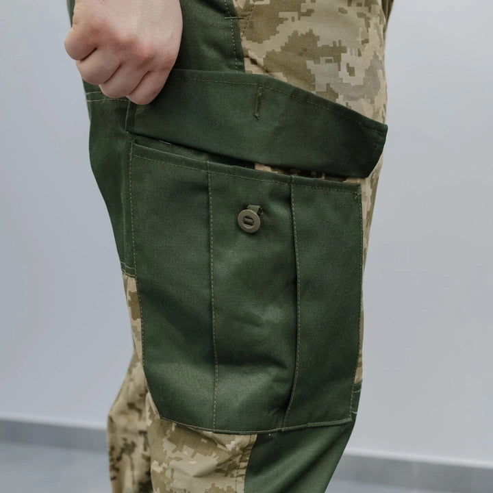 tactical Gorka suit cargo pocket pixel camouflage pants