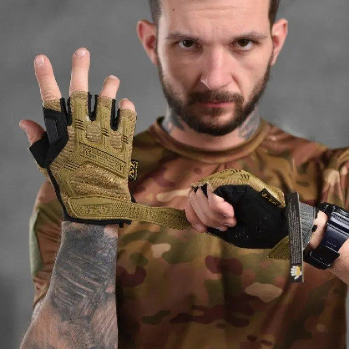 Mechanix M-Pact Coyote VT1060 Fingerless Gloves 3