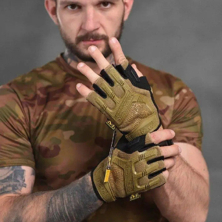 Mechanix M-Pact Coyote VT1060 Fingerless Gloves