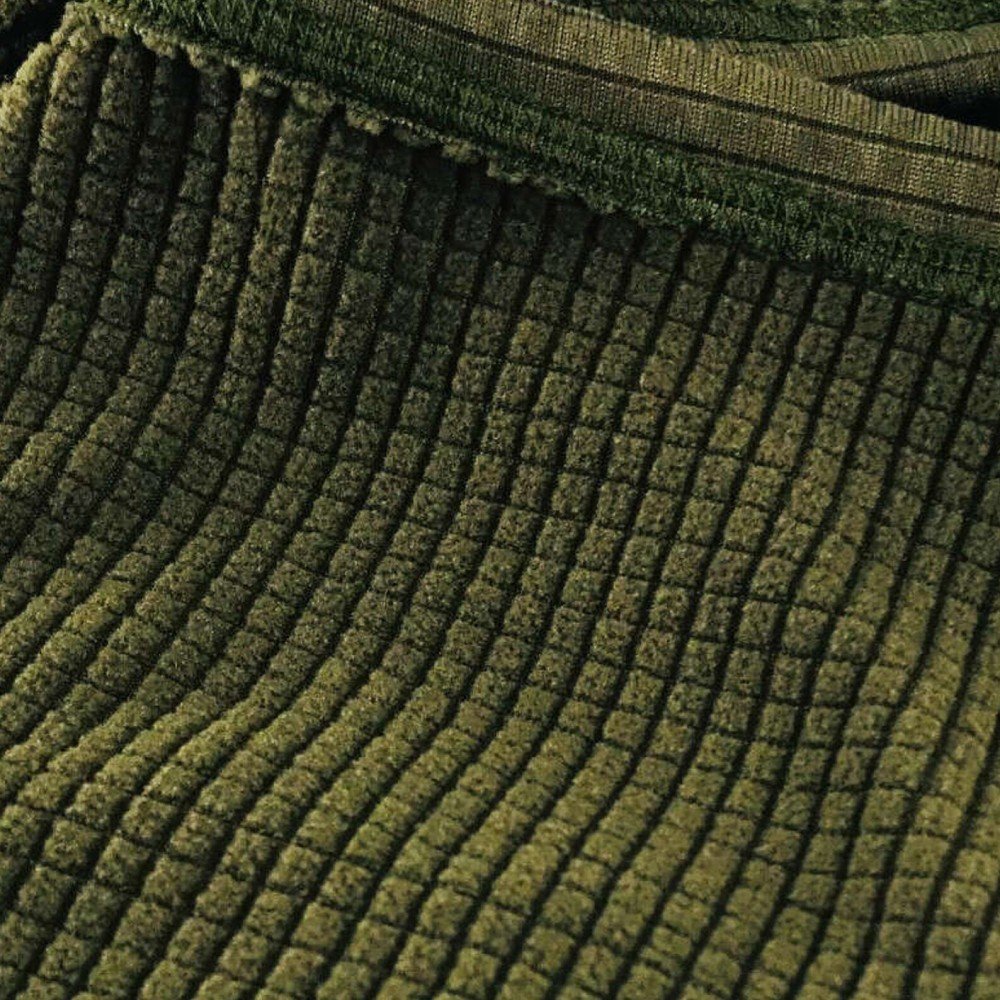 Olive Ninja Balaclava Fabric Close-Up