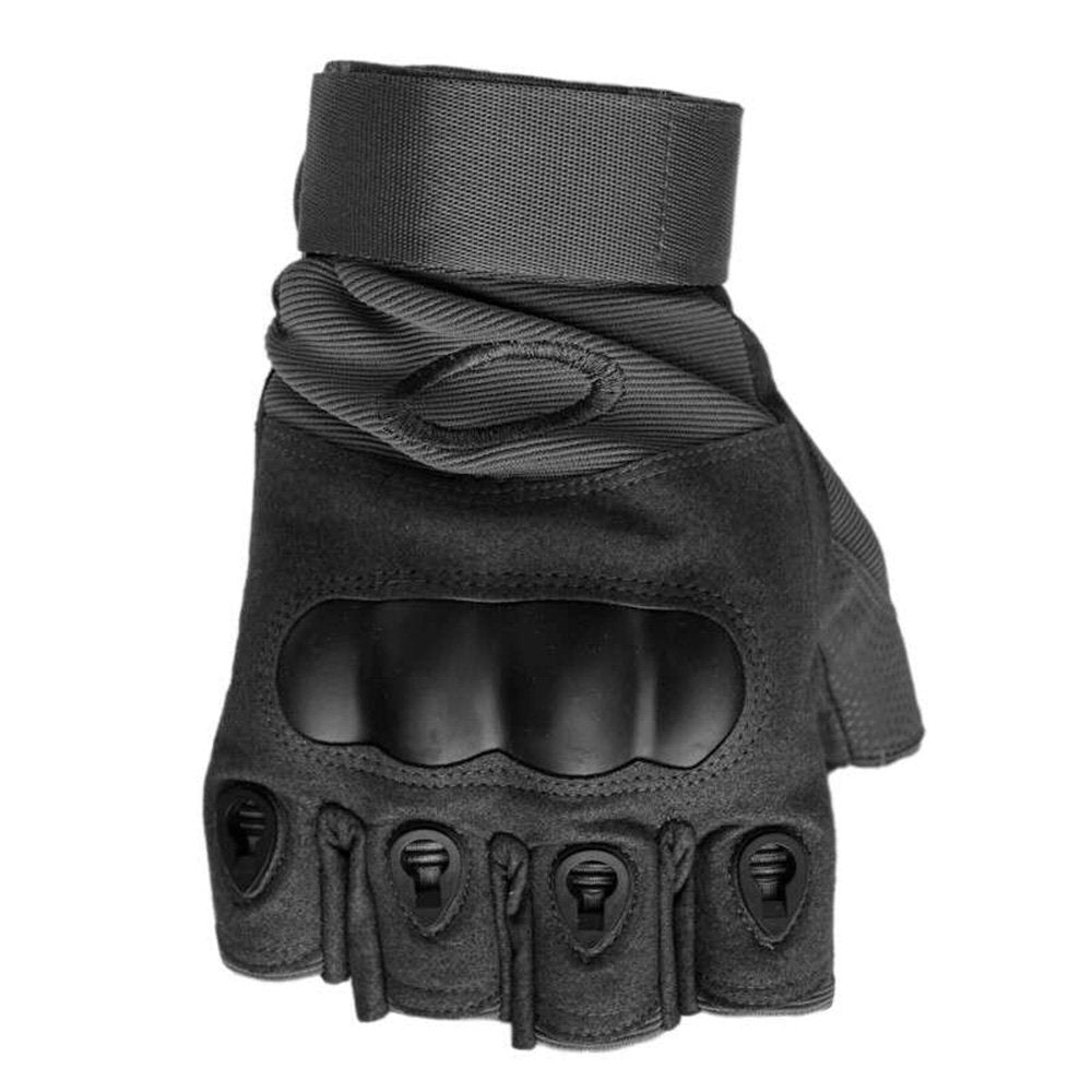 Oakley Fingerless Olive &amp; Black Tactical Gloves - Durable, All-Season Protection
