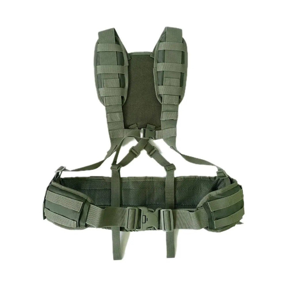 Tactical RPS Belt-Shoulder System for ZSU - Olive &amp; Khaki Unloading Gear, Adjustable MOLLE Strips
