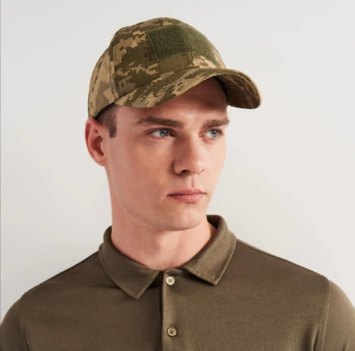 ZSU Pixel Camo Cap, Ukrainian army tactical hat, Military sun hat, Tactical baseball cap, Army cotton cap, Tactical gift