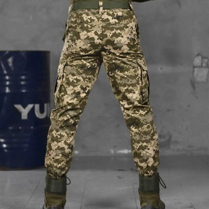 Tactical Pyramid Pixel Rip-Stop Camo Pants - Men&