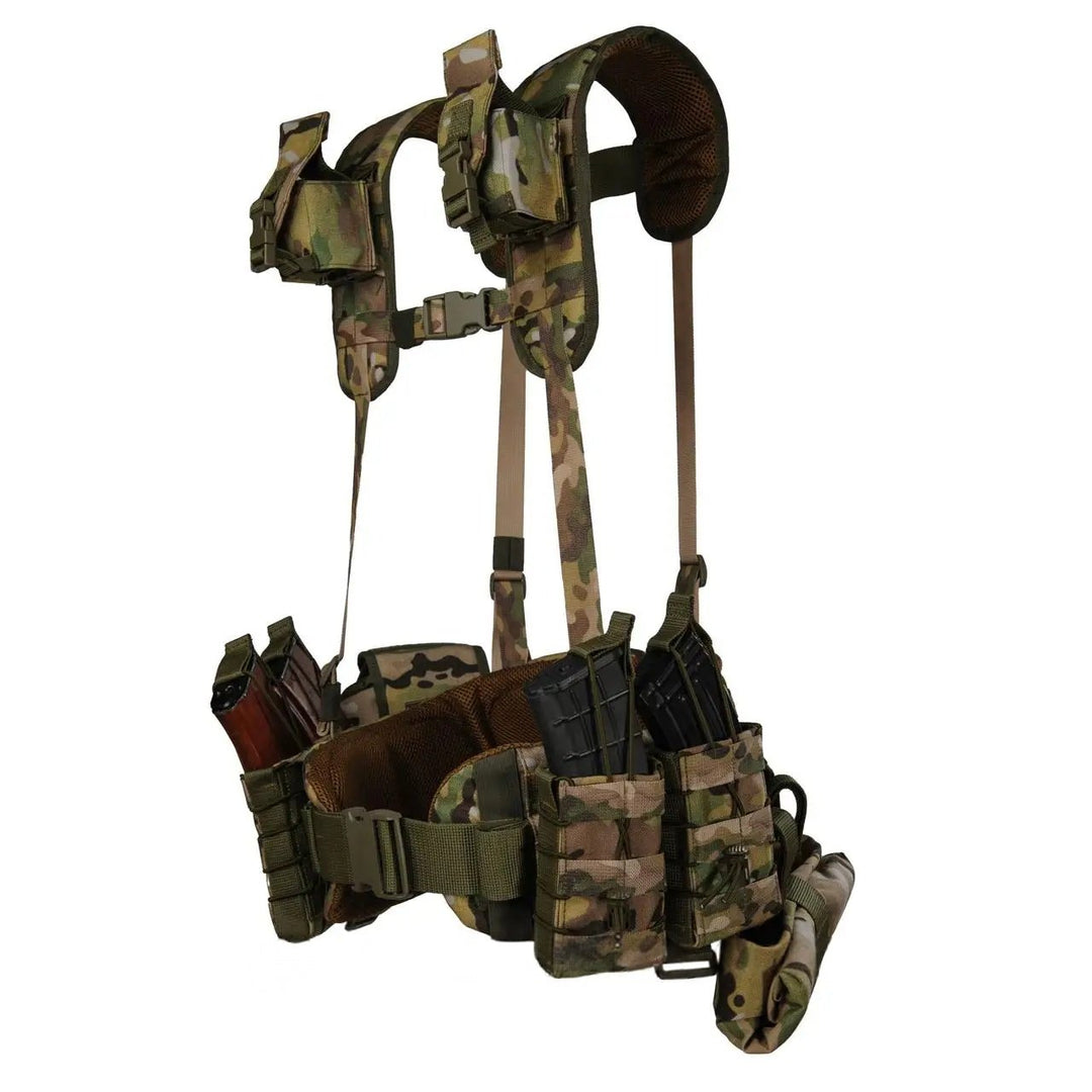 Multicam RPS Tactical Load-Bearing Vest System – Modular Harness with Optional Pouches