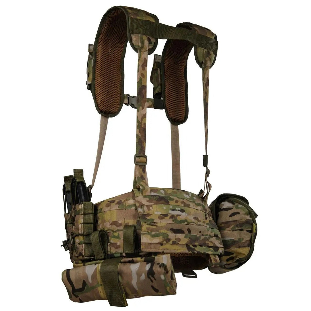Multicam RPS Tactical Load-Bearing Vest System – Modular Harness with Optional Pouches
