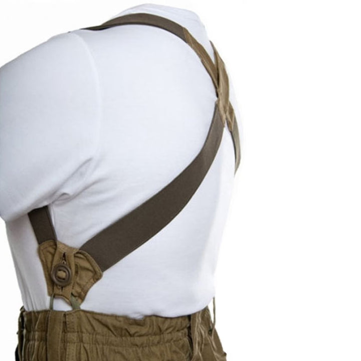 Close-up view of the Gorka suit&