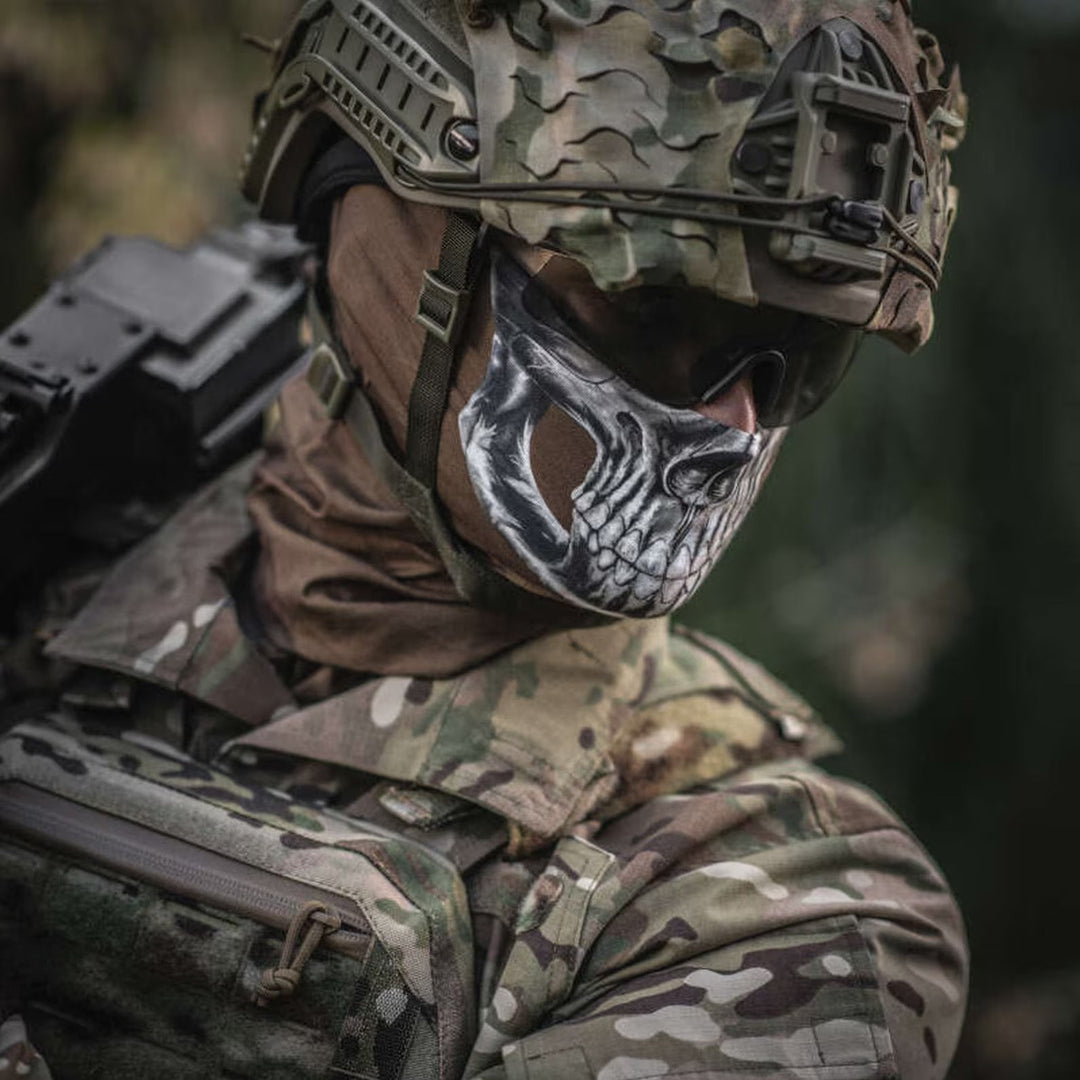 Tactical Skull Mask in Action