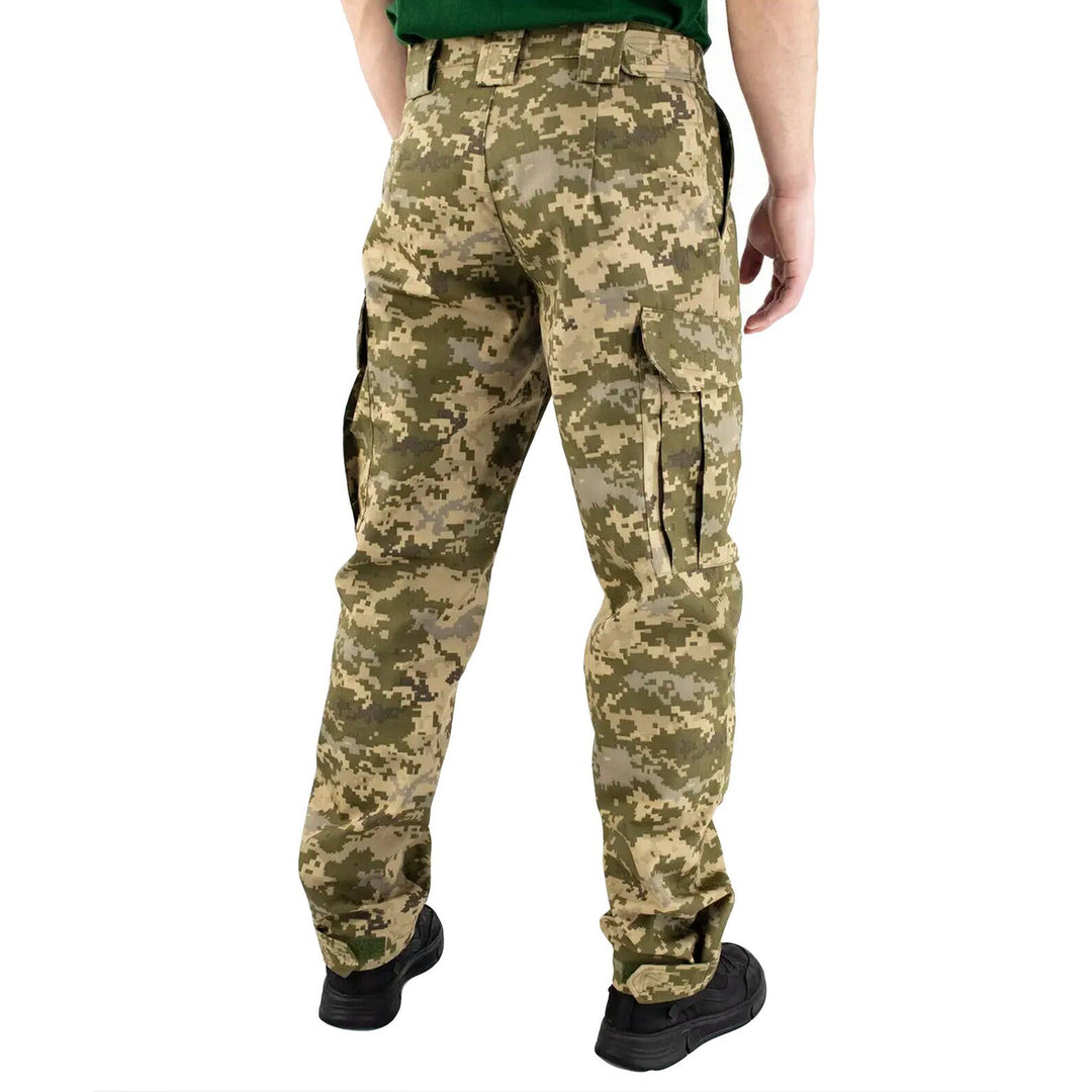 Ukrainian Army Pixel Trousers Camouflage Cargo Pants - Men&
