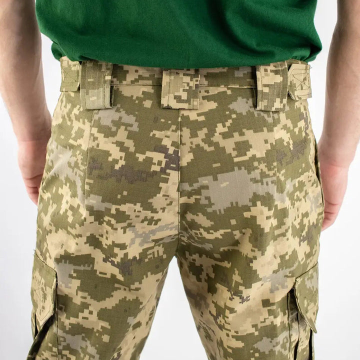 Ukrainian Army Pixel Trousers Camouflage Cargo Pants - Men&