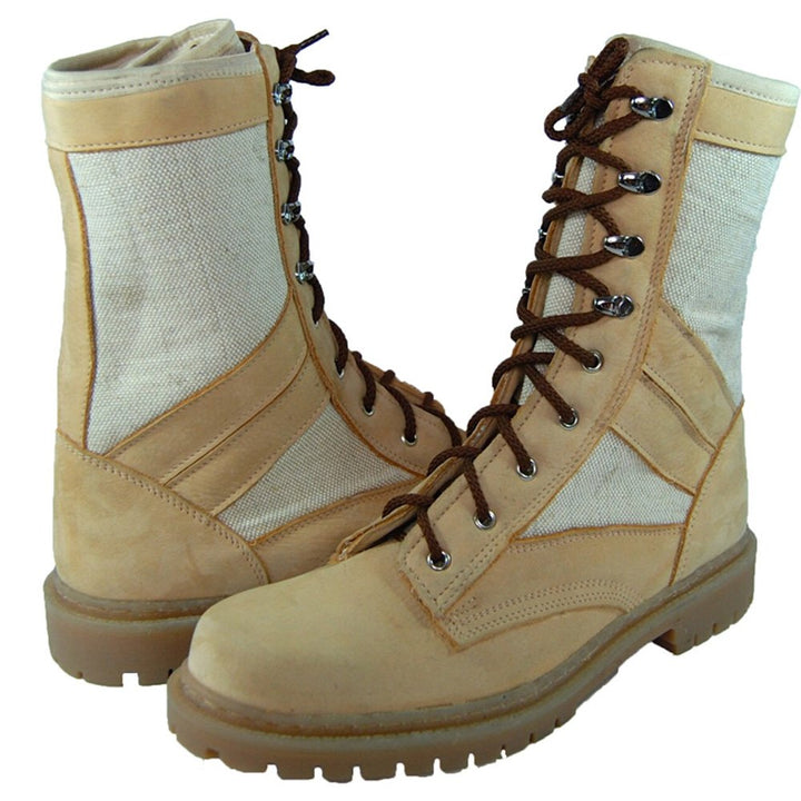Sand camouflage boots Leather summer boots Ukrainian army boots - Military boots Combat boots for men Tactical gear