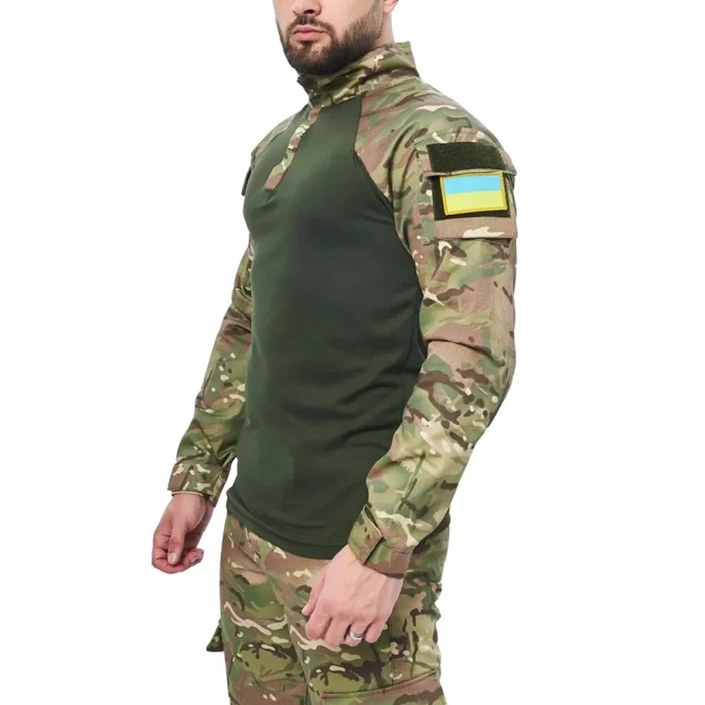 Ukrainian Army UBACS shirt Tactical multicam shirt - Military camouflage shirt, RipStop combat shirt, Demi-season camo shirt