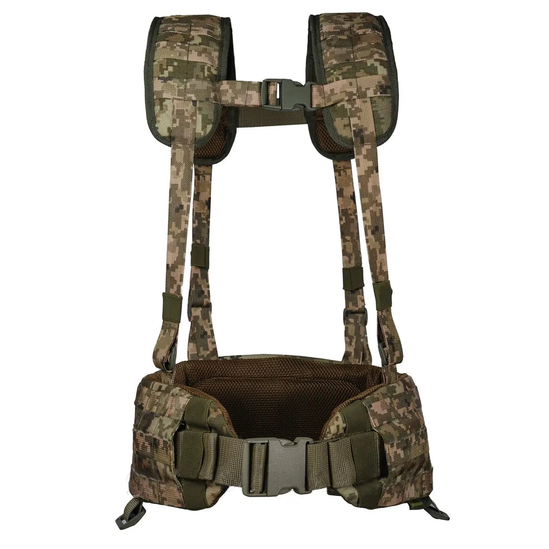 Pixel camouflage RPS tactical load-bearing vest system with adjustable straps