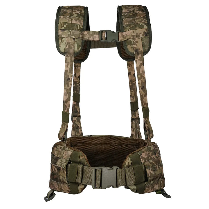 Pixel camouflage RPS tactical load-bearing vest system with adjustable straps