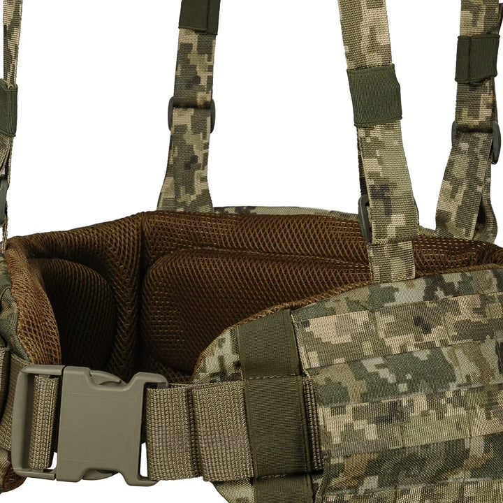 Pixel Camo RPS Tactical Load-Bearing Vest – Modular Military Harness System with Optional Pouches