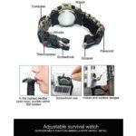 Multi-Function Survival Wristwatch with Integrated Tools
