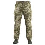 Full front view of Ukrainian army MM14 camouflage pants.