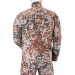 Back view of the Ukrainian Armed Forces tactical camouflage jacket.