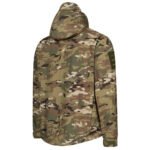 Multicam US Army softshell tactical jacket with hood