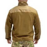 Ukrainian military fleece jacket back