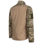 Back view of a pixel camouflage tactical UBACS shirt.