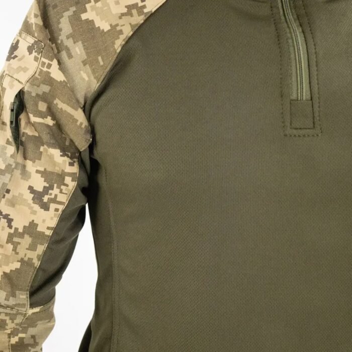 Ukrainian Army UBACS in pixel camouflage with olive torso detail