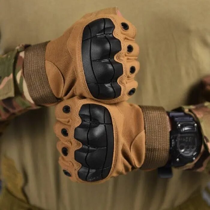 Fingerless Coyote Gloves Protection VT6011 (3)