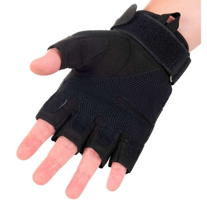 Tactical Black Gloves Multicam Extreme RX Fingerless2