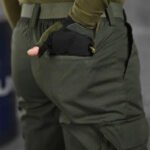 Men's Rip-Stop Olive Tactical Trousers5