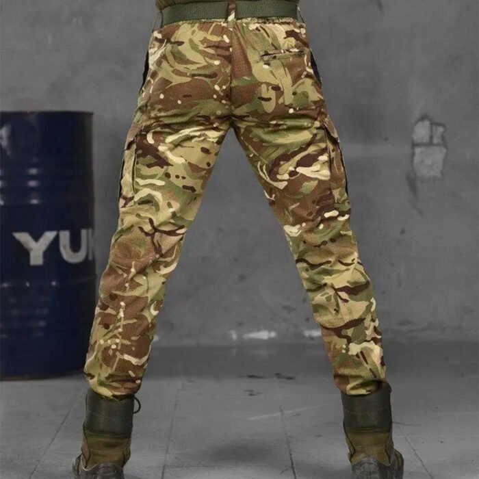 Military Pyramid Multicam Ripstop Tactical Pants back