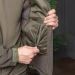 Olive Soft Shell Tactical Windproof Military Jacket4