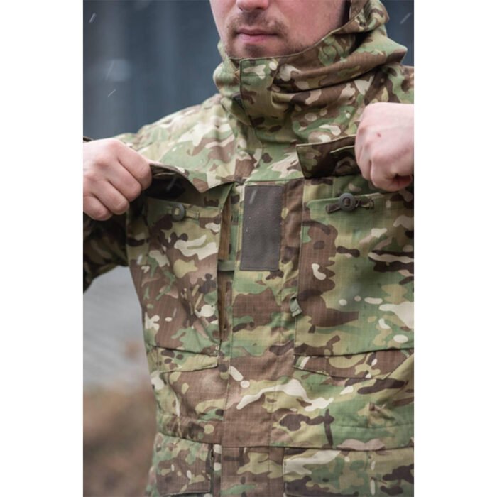 Tactical Multicam Rip-Stop Jacket with Hood7