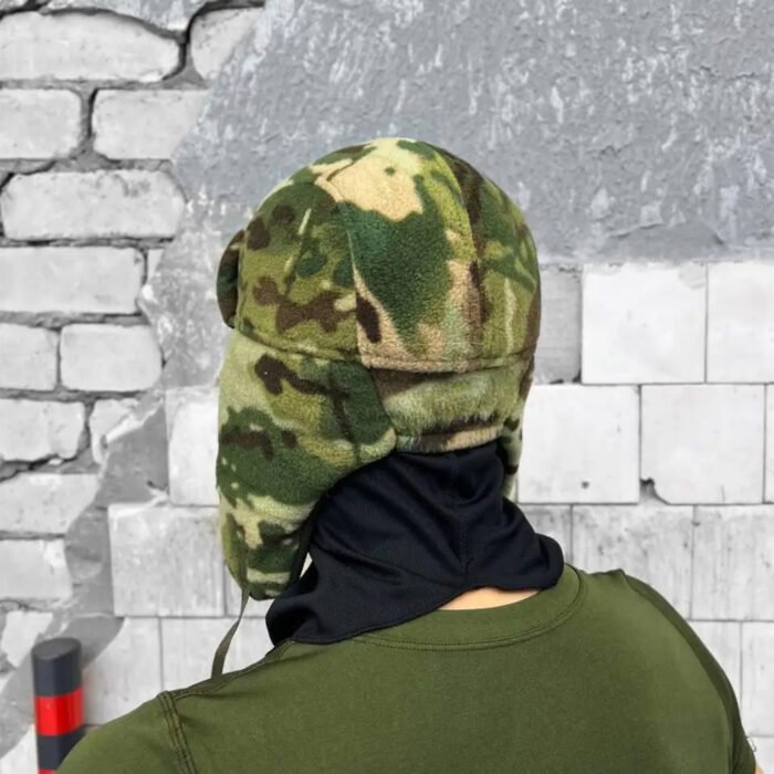 Tactical Multicam Ushanka Hat with Ears4