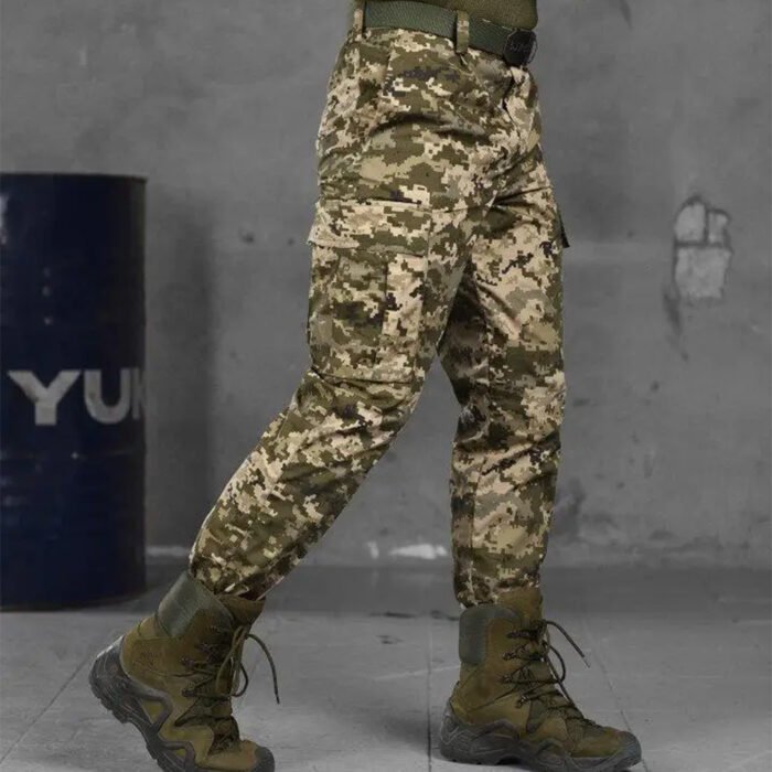 Tactical Pyramid Pixel Rip-Stop Camo Pants back