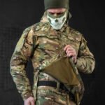 Tactical Waterproof Rip-Stop Military Multicam Jacket with Hood and Mesh Lining5