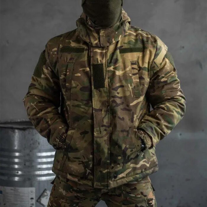 Tactical Winter Multicam Jacket with Fleece