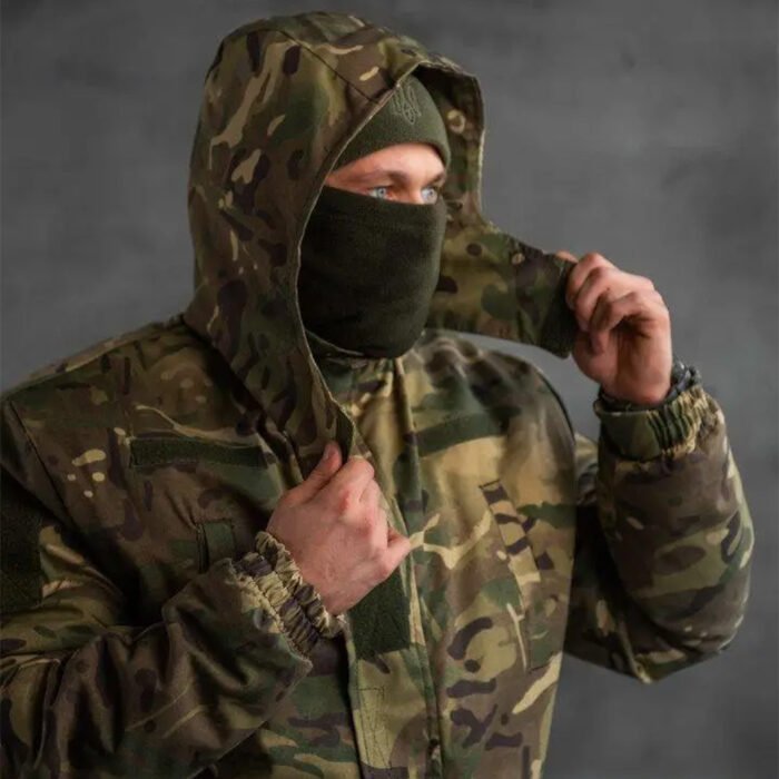 Tactical Winter Multicam Jacket with Fleece7