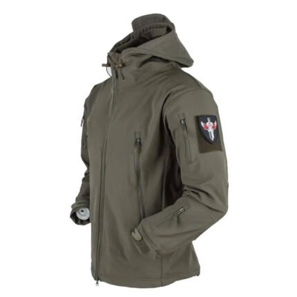 Tactical Softshell Rain Khaki Jacket