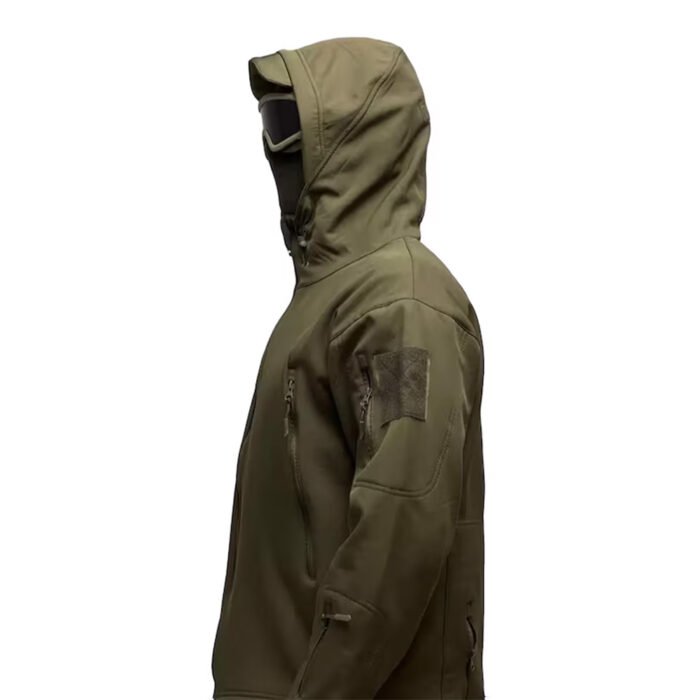 Tactical Softshell Rain Khaki Jacket2