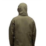 Tactical Softshell Rain Khaki Jacket back